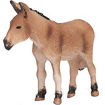 Brown Plastic Donkey Model Standing Donkey Toy for Home Decoration
