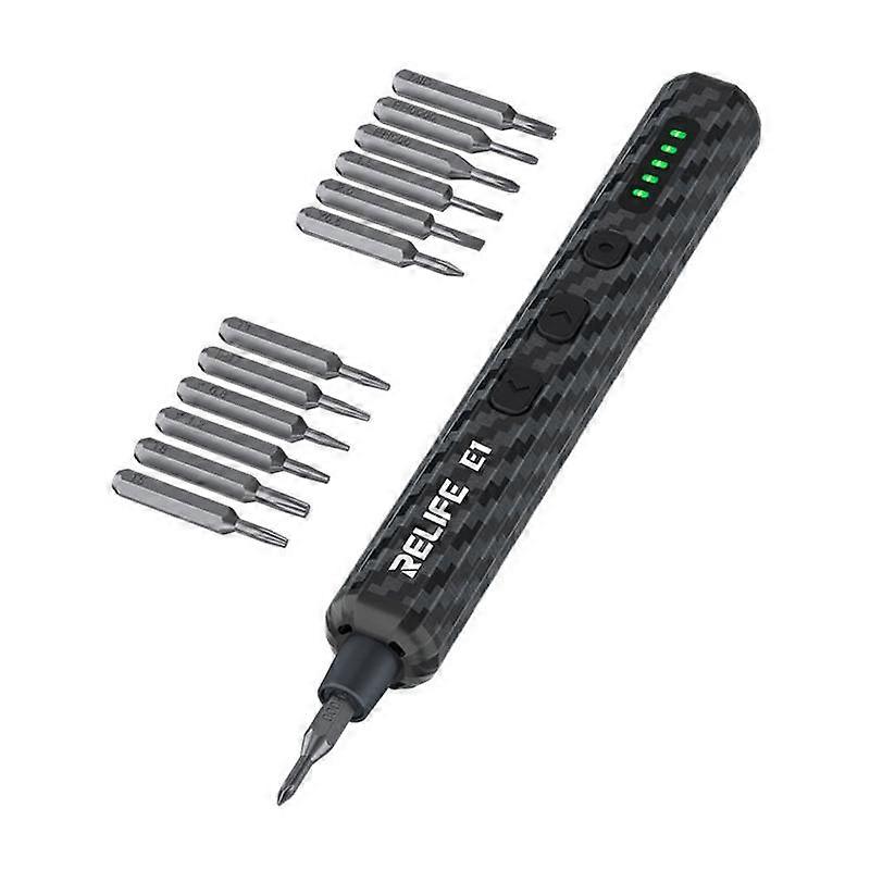 RELIFE E1 Powerful Carbon Fiber Electric Screwdriver Set