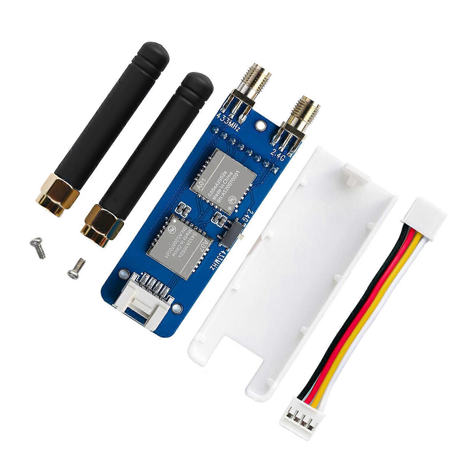 Wireless Communication Module for Data Transfer, Two-Band Circuit Board with Cable Assembly for Development Use Multicolor
