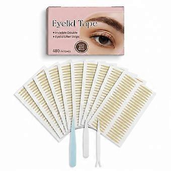 Eyelid Tape for Hooded Eyes, Invisible Double Eyelid Lift Strips for Droopy & Aging Eyelids, Breathable Waterproof Eye Lift Tape, Comfortable All-Day