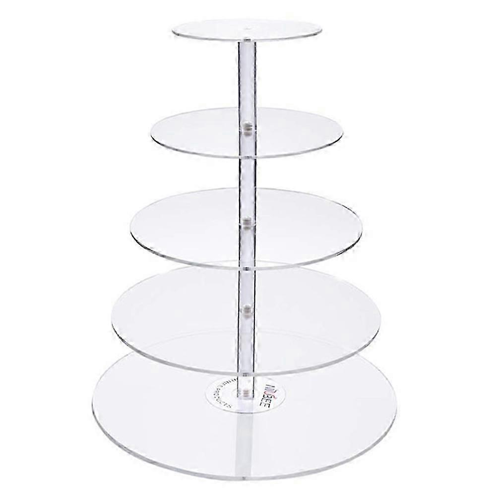 1pc Five-layer Wedding Cake Stand Multi-layer Dessert Macaron Cupcake Stand