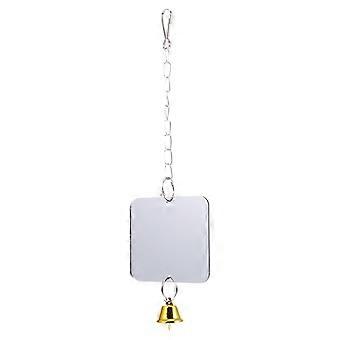 Bird Mirror Hanging Mirror for Playing Parrot Bird Toy Pet Cage