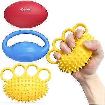 Hand Exercise Ball Set3 Pack Hand Squeeze Balls for Hand Therapy, Grip Strength, Finger & Wrist Training, Stress Balls for Adults, Ideal for Rehab