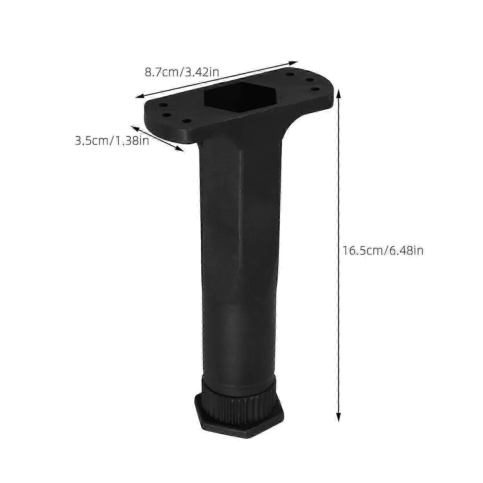Black Bed Frame Support Leg for Adjustable Height 1Set Replacement