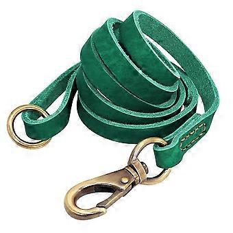 Real Leather Dog Leash 150cm Pet Walking Training Leads Genuine Leather for German Shepherd Golden Retriever Medium Large DogsPet Leashes