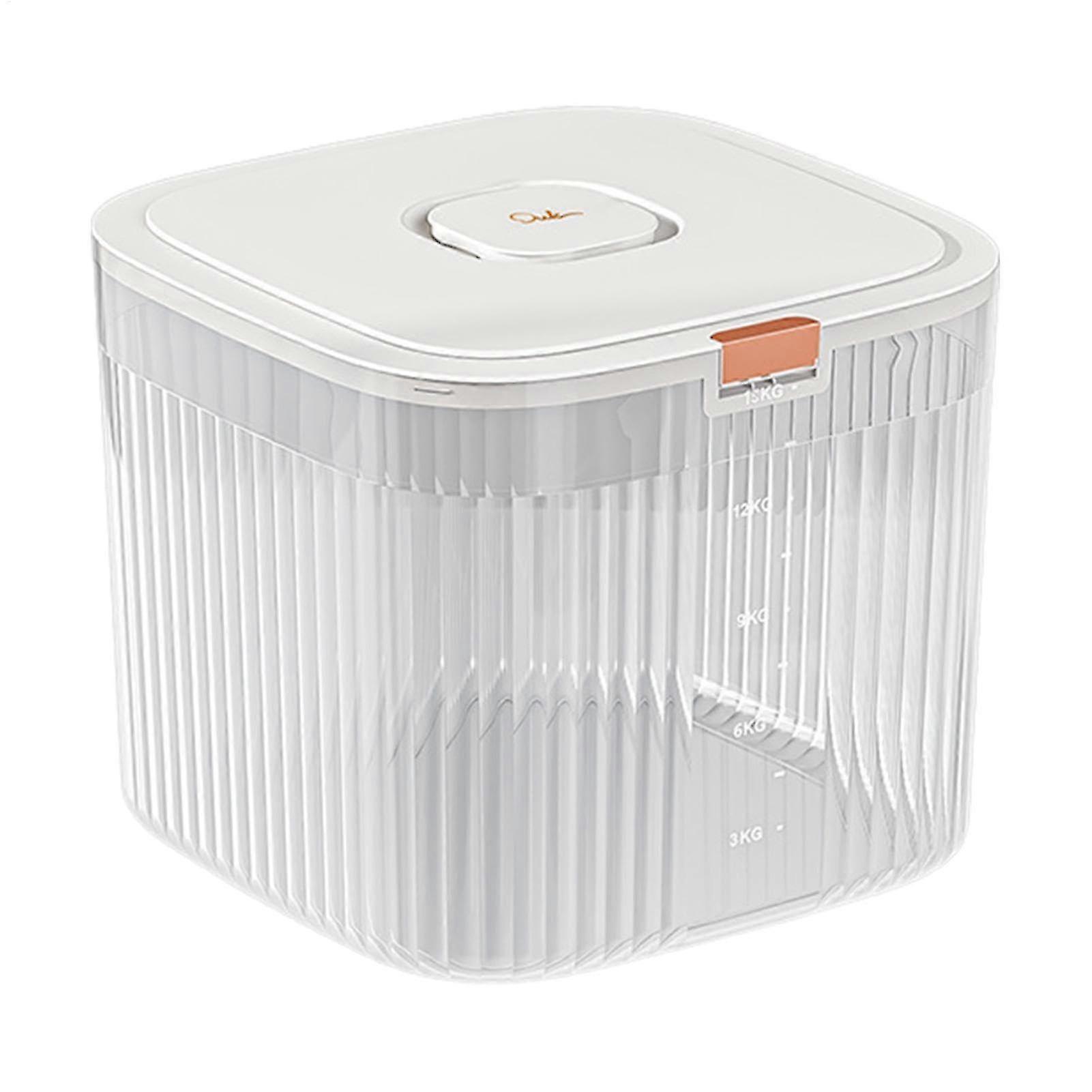 10kg Transparent Airtight Rice Bin