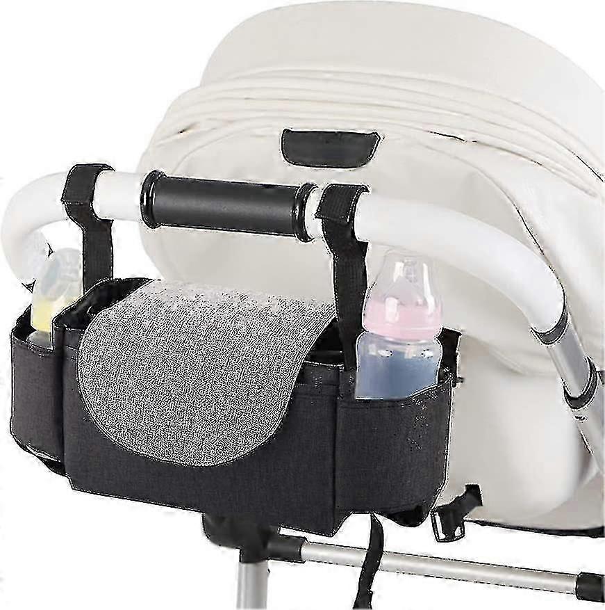 6-Pocket Stroller Organizer Waterproof Compact