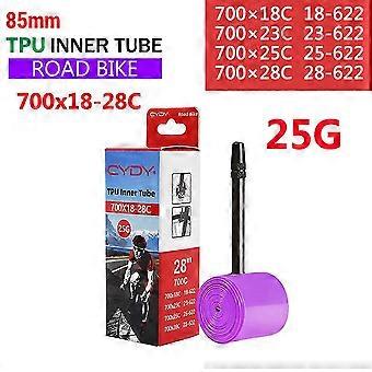 Ultralight 700C Bike Inner Tube 25g TPU Road Bicycle Tire 700x18-28C Road Bike Tyres