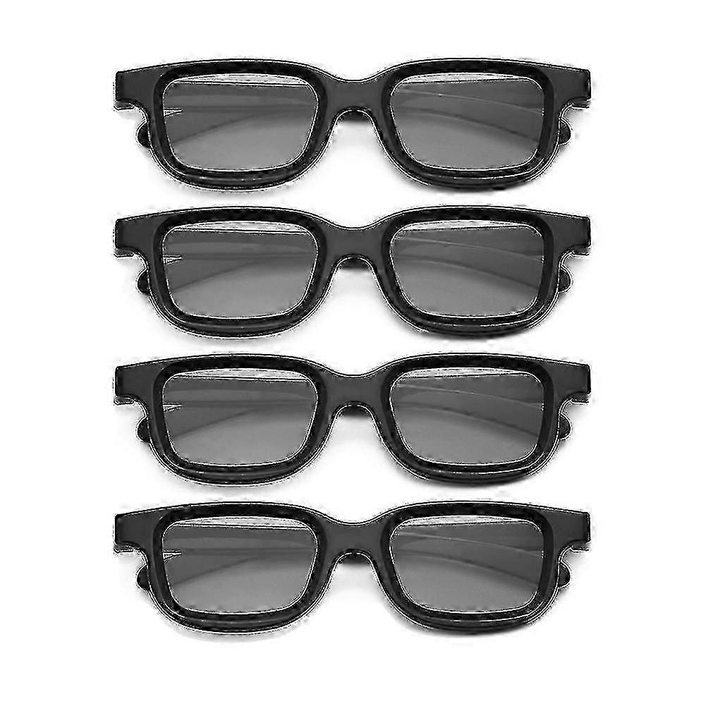Wide-Angle Polarized 3D Glasses 4 Pack