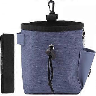 Portable Pet Training Fanny Pack Dog Snack Treat Pouch with Belt Walking Garbage Bag