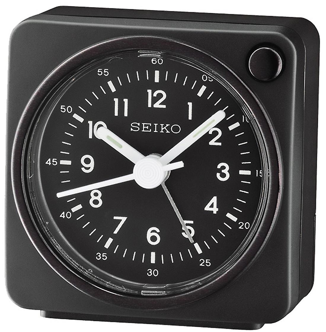 SEIKO CLOCKS ANALOG UeTA Quartz Plastic Alarm Clocks QHE144K