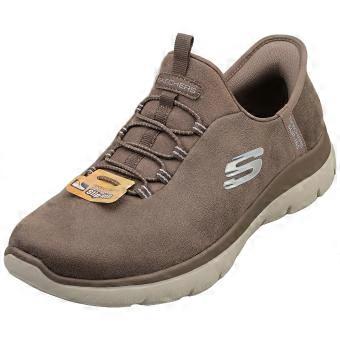 Skechers Slip-ins Summits Vegan Womens Casual Trainers in Brown