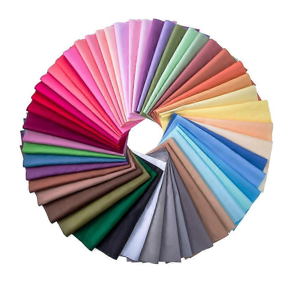 Pre-Cut Cotton Fabric Squares Assorted Colours