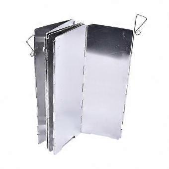 Outdoor Camping Cooking 8-Plate Folding Gas Stove with Windbreak