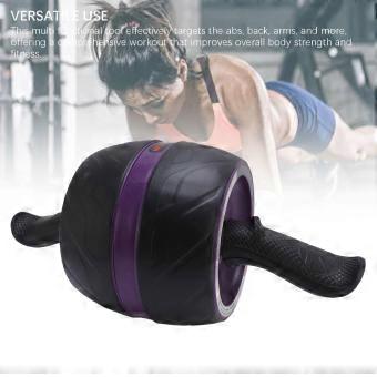 Abs Roller Wheel Low Noise Comfortable Handles Portable Abdominal Wheel Workout Equipment for Home Gym Fitness