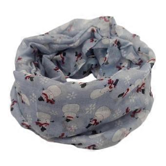 Festive Christmas Tree Print Scarf Holiday Warm Voile Scarf compatible with Christmas Parties Family Gatherings Neck Wear Shawl Wrap