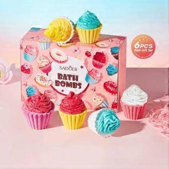 Ice Cream Shaped Foaming Bath Salt Bomb Set, Practical Accessories for Everyday Use, Unwinding After a Busy Day, Cozy Bathing Routines