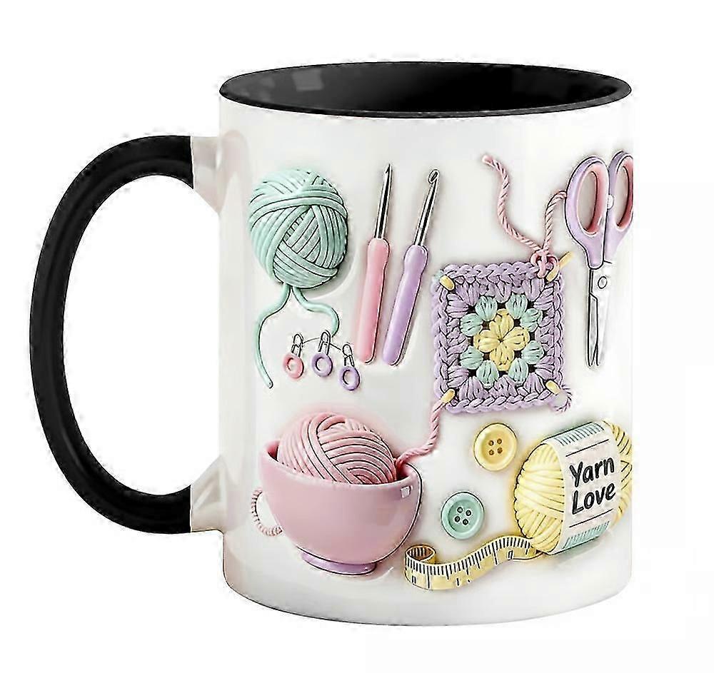 Personalised Knitting Artist Mug