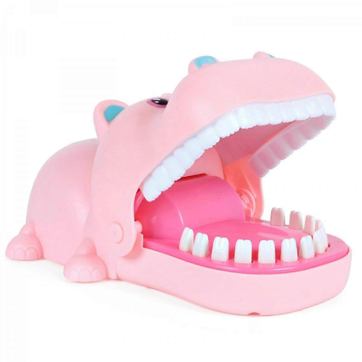 Glow-Eye Hippo Bite Game Toy