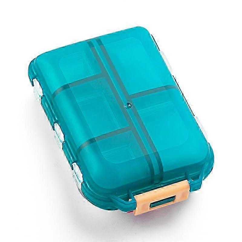 10-Section Compact Pill Case