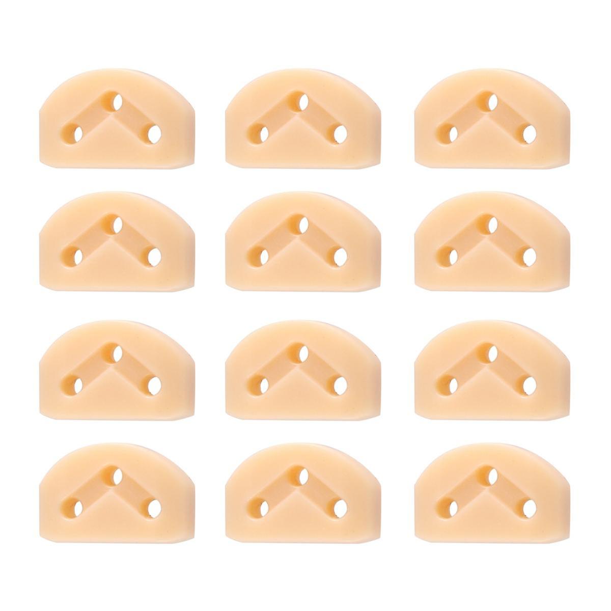 12Pcs Classical Guitar Rollers String Trees Retainer Guides Guitar String Locks Nut Block Clamp