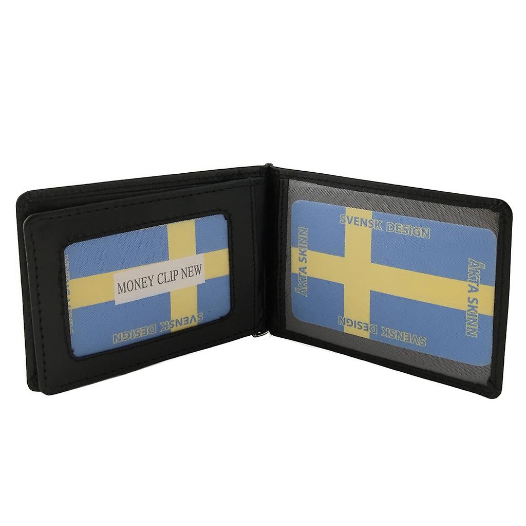 Sedelklämma, äkta läder, svenskt design