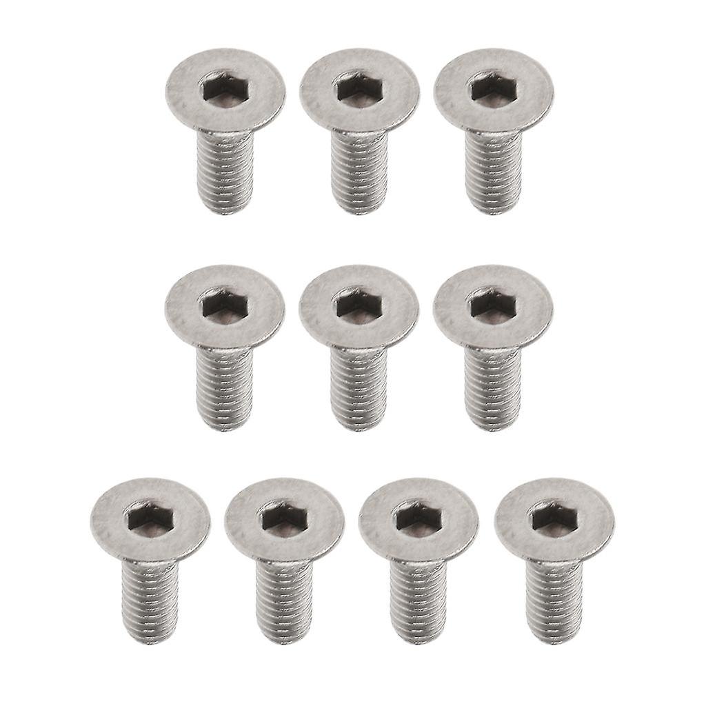 10 Pieces Titanium Alloy Button Head Socket Screws Hexagon Bolts M3 x 6mm