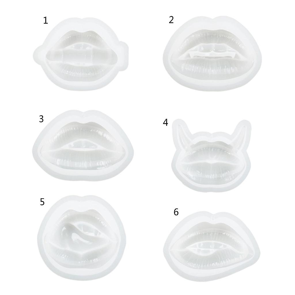 DIY Crafts Making Moulds Full Lips Shaped Silicone Material Hand-Making Tools