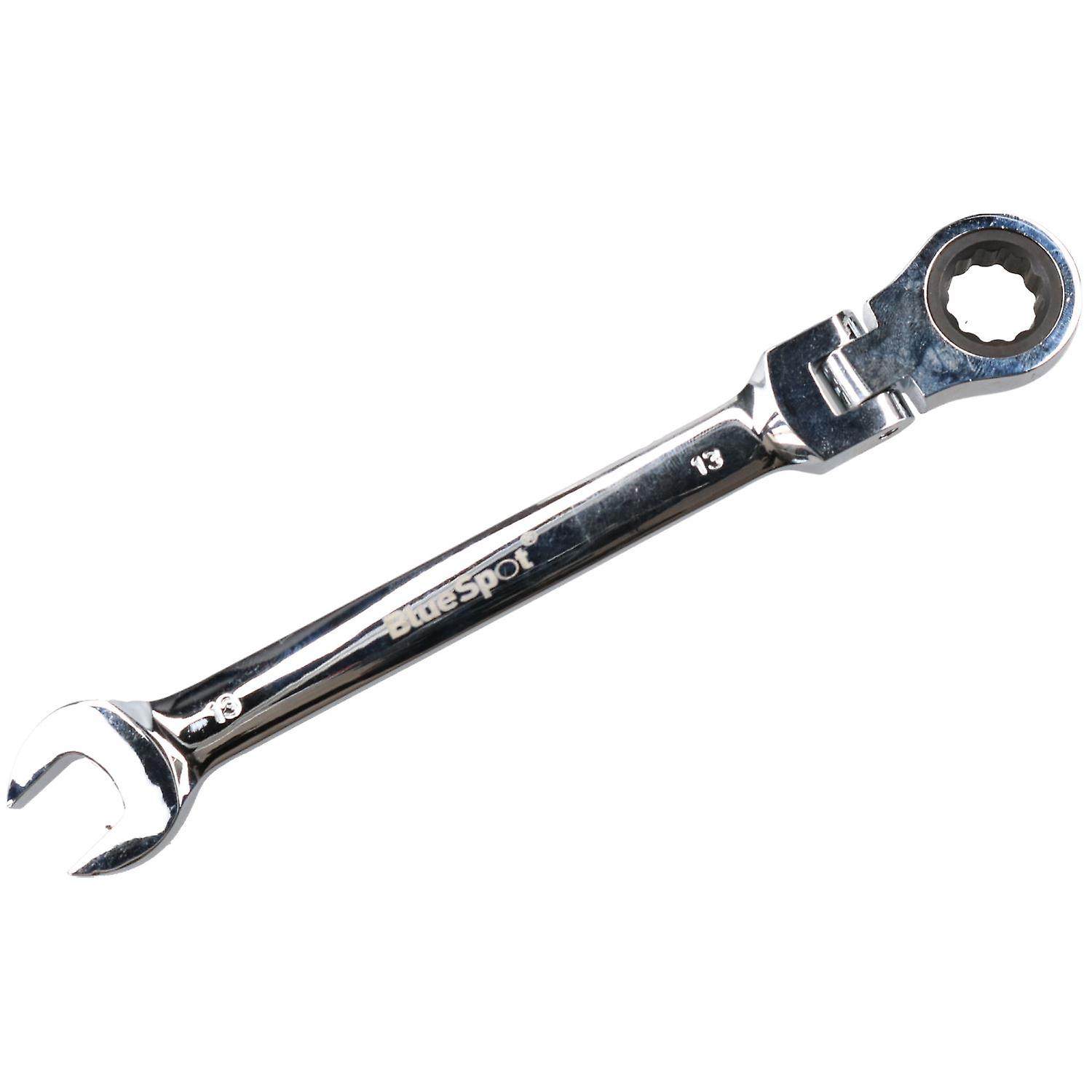 13mm Metric Flexible Flexi Head Ratchet Combination Spanner Wrench 72 Teeth