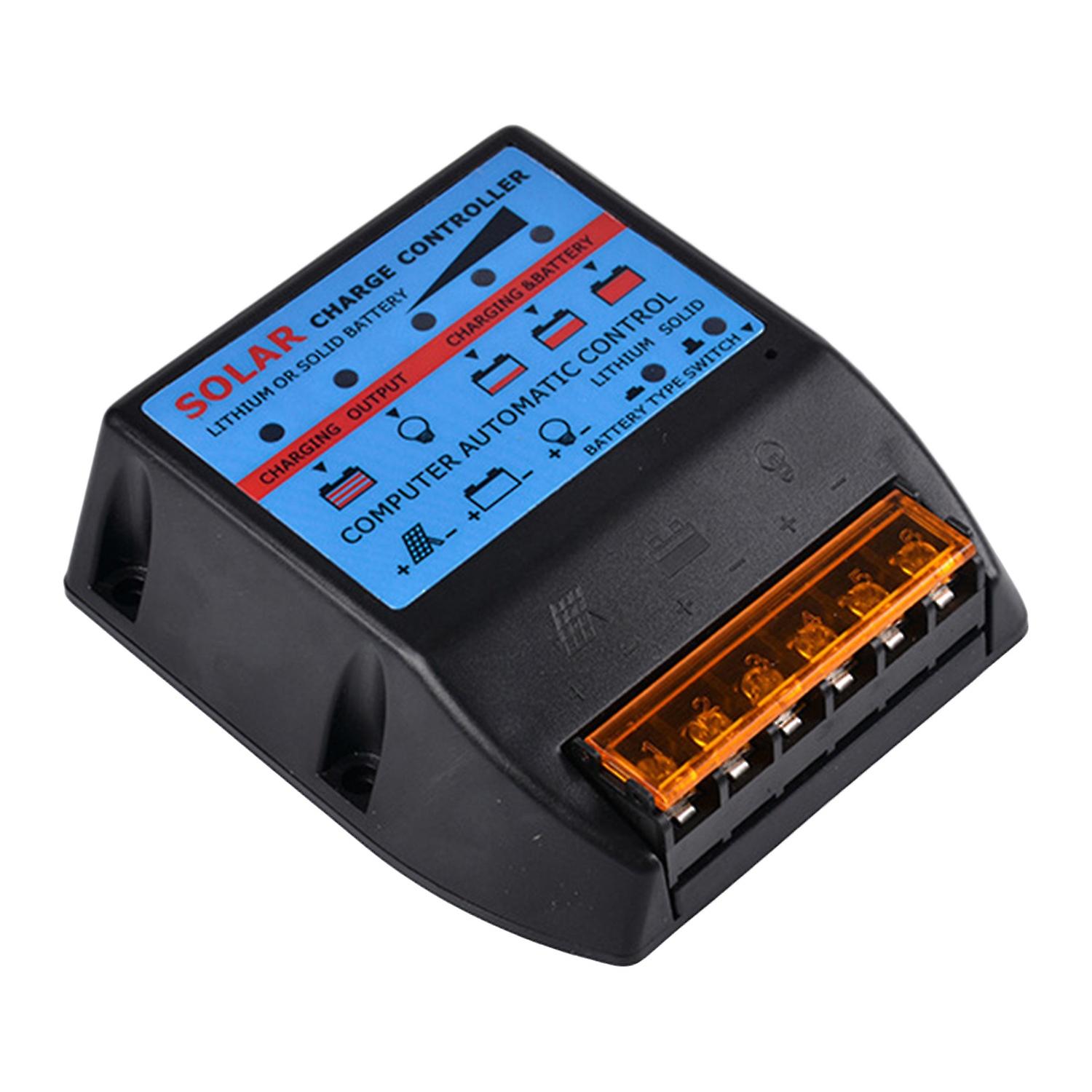 Solar Charge Controller High Efficient Short-circuit Protection Plug-and-Play Wide Compatibility Sav