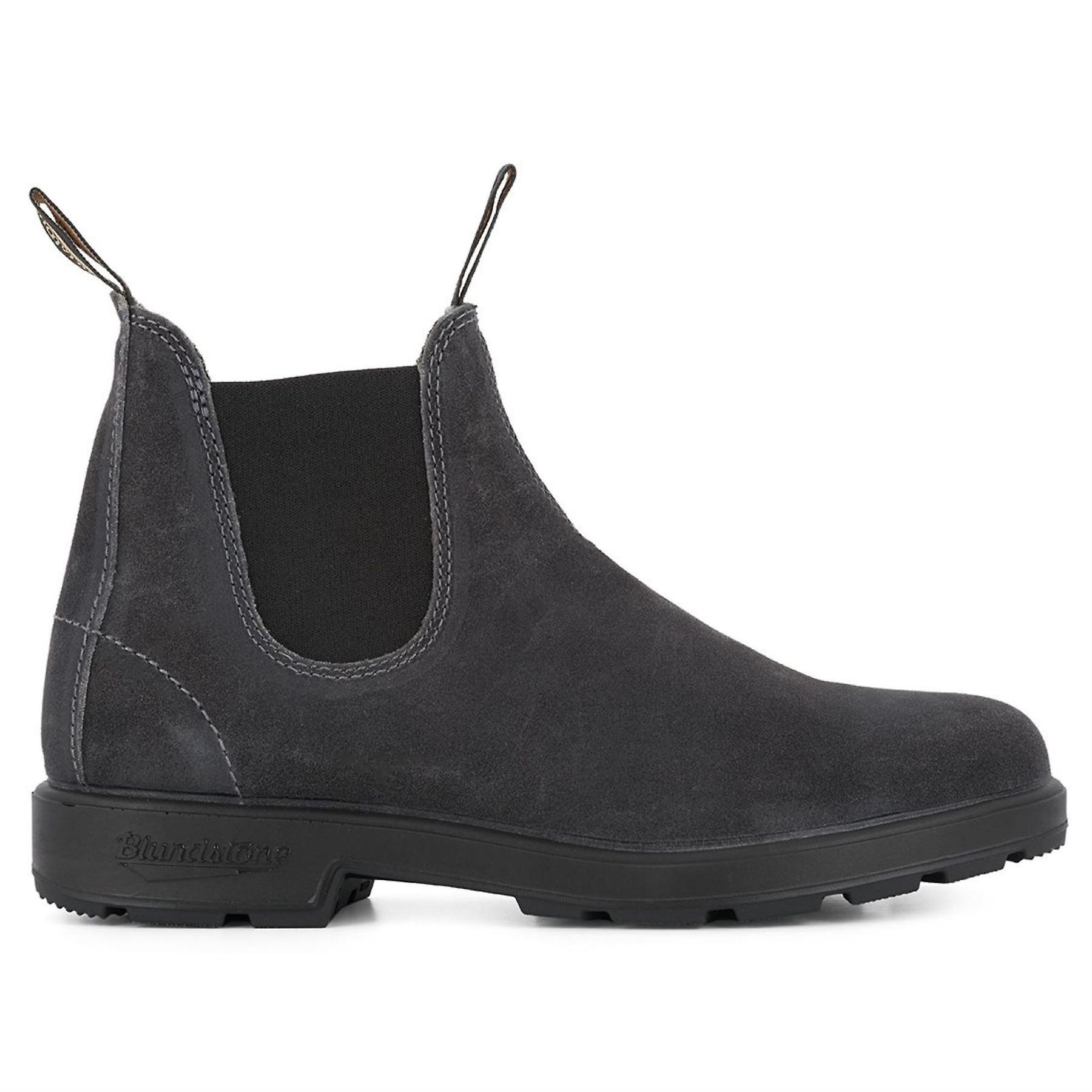 Blundstone 1910 الصلب من جلد الغزال أحذية تشيلسي خمر الكاحل الكلاسيكي
