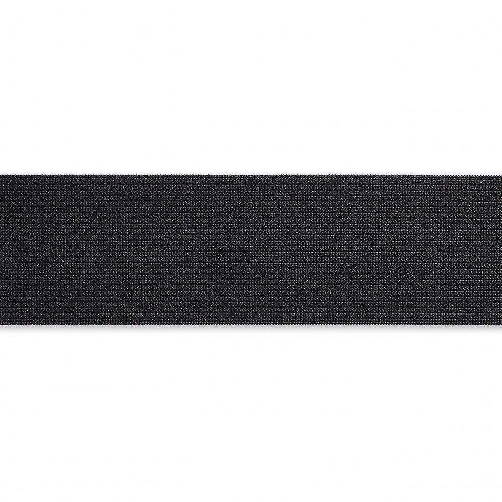 40mm Prym Soft Elastic Tape 1m Black - per pack
