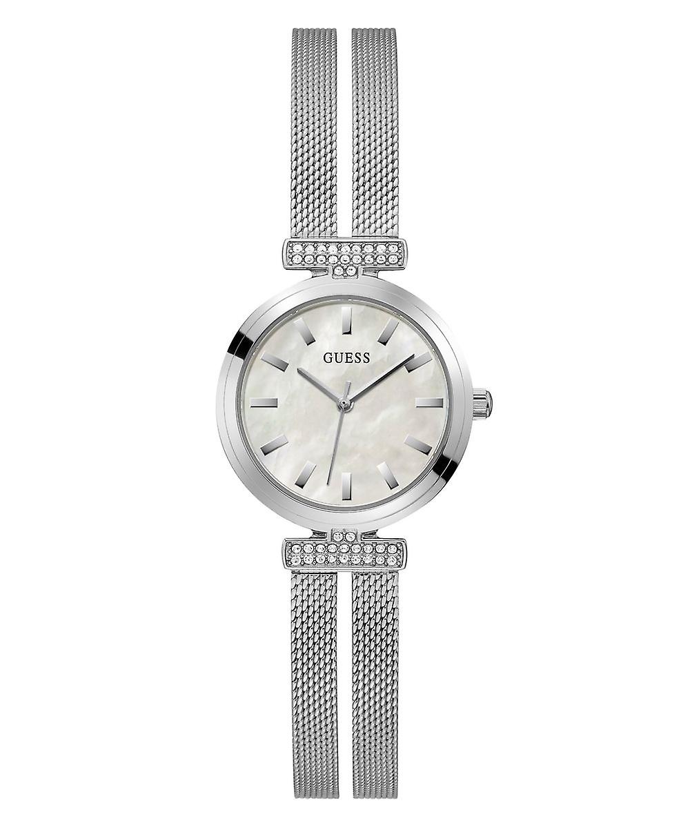 Guess Women's Watch Wristwatch ARRAY GW0471L1 Stainless Steel Silver