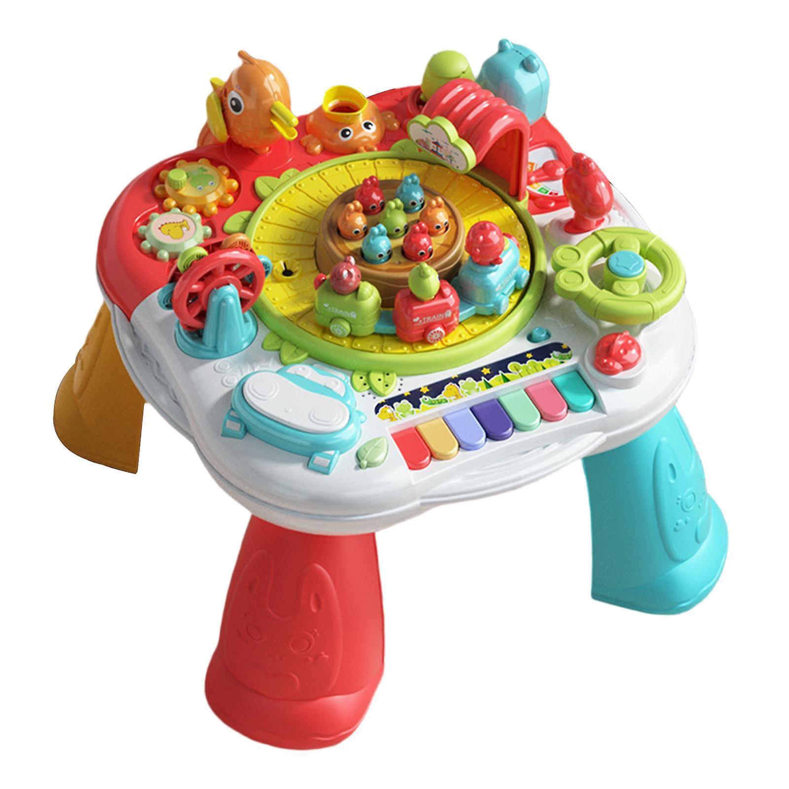 Musical Learning Activity Table Children Educational Table Infants green