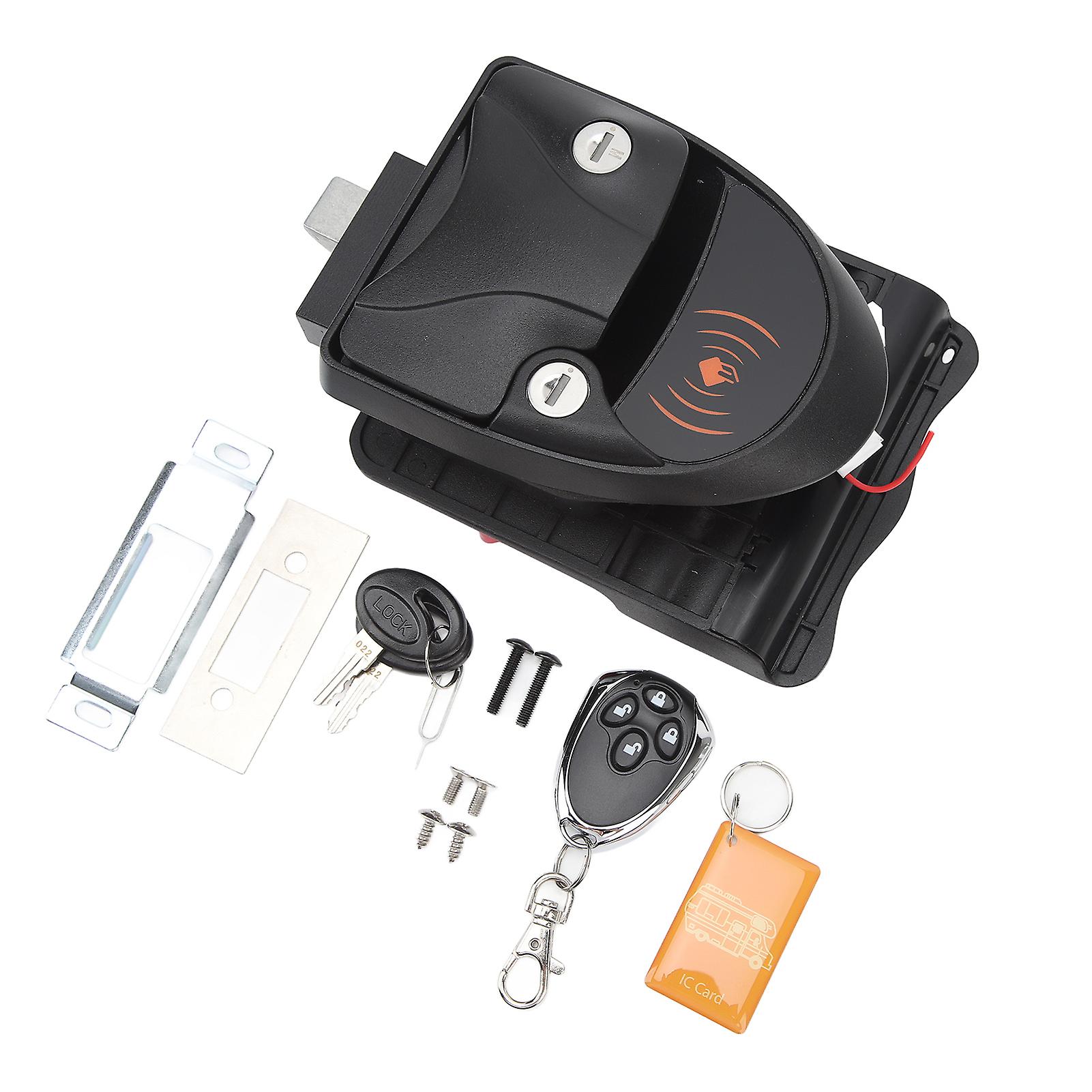 RV Door Lock Keyless Entry Password Keypad IC Card Remote Control for Camper 5th Wheel 