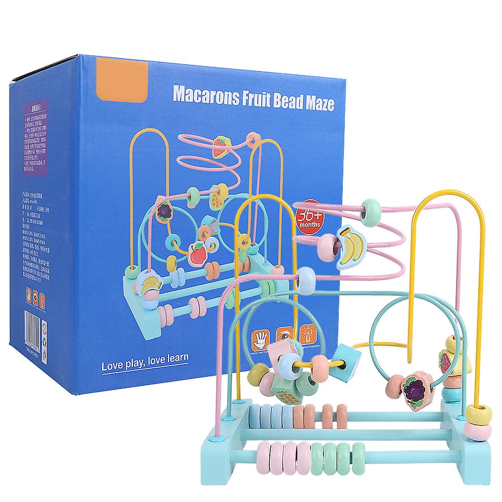 Maze Circles Around Beads Abacus Math Toys Puzzle Early Learning Educational ToyMaze Circles Around Beads