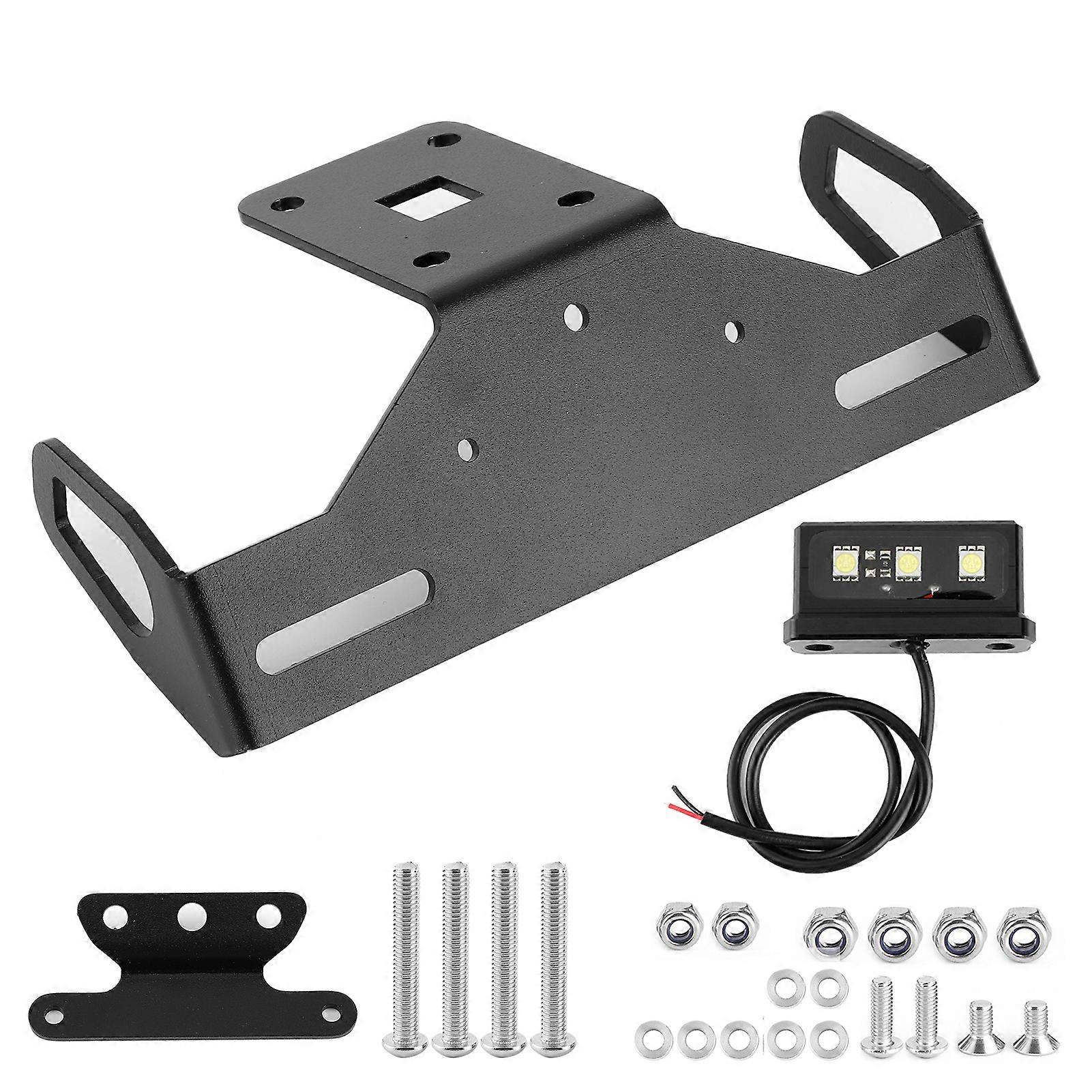 Kit de support de plaque d'immatriculation et de garde-boue arrière pour Kawasaki Z1000 14-17/Z1000R 18-19