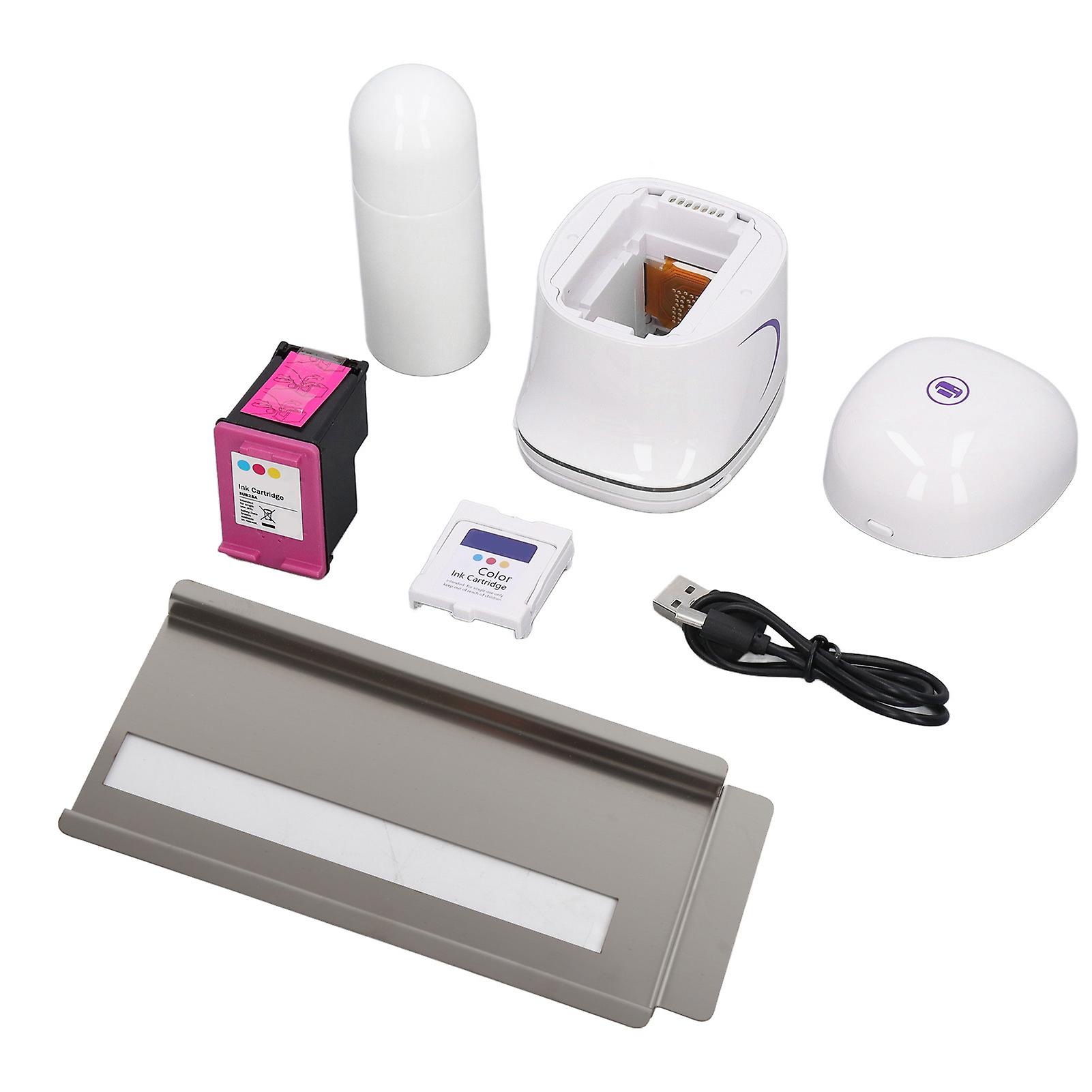 Handheld Wireless Mini Inkjet Printer, 4 Core CPU, 7.4V Battery