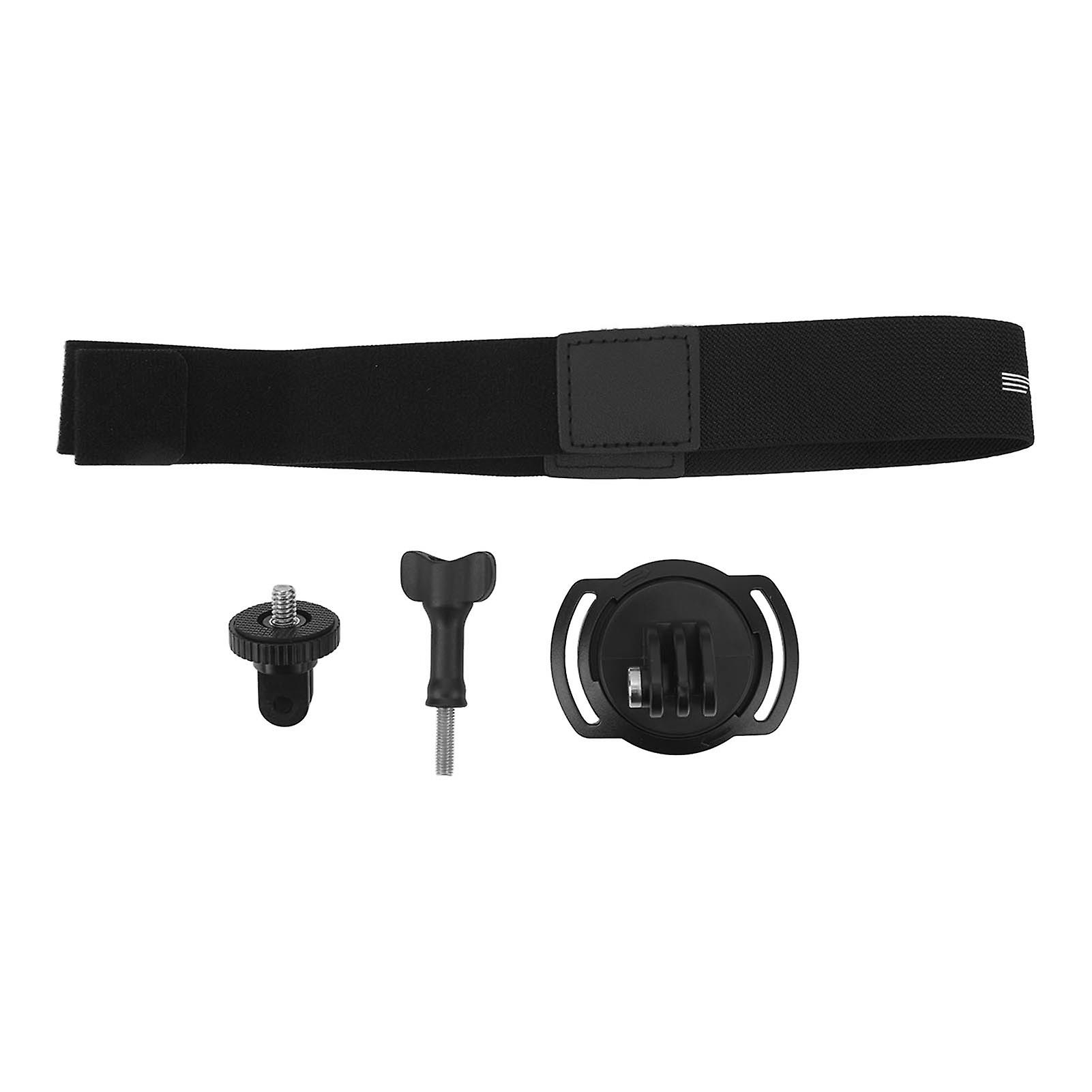 Magnetic Snap Head Camera Mount - Adjustable Viewing Angle, Breathable Strap for Action Cameras