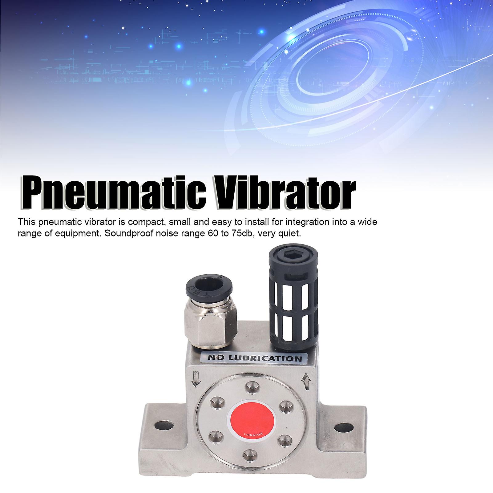 Vibrateur à turbine pneumatique en acier inoxydable 304, filetage d'entrée et de sortie G1/8 po, oscillateur à turbine pneumatique