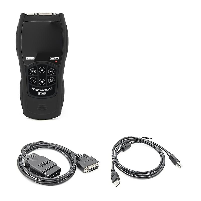 Universal OBD Diagnostic Scanner for 12V Vehicle Check Engine Error Code Reader