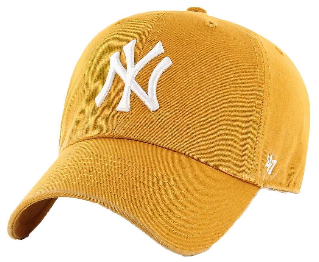 47 Brand Clean Up MLB New York Yankees Cap - Gold/White