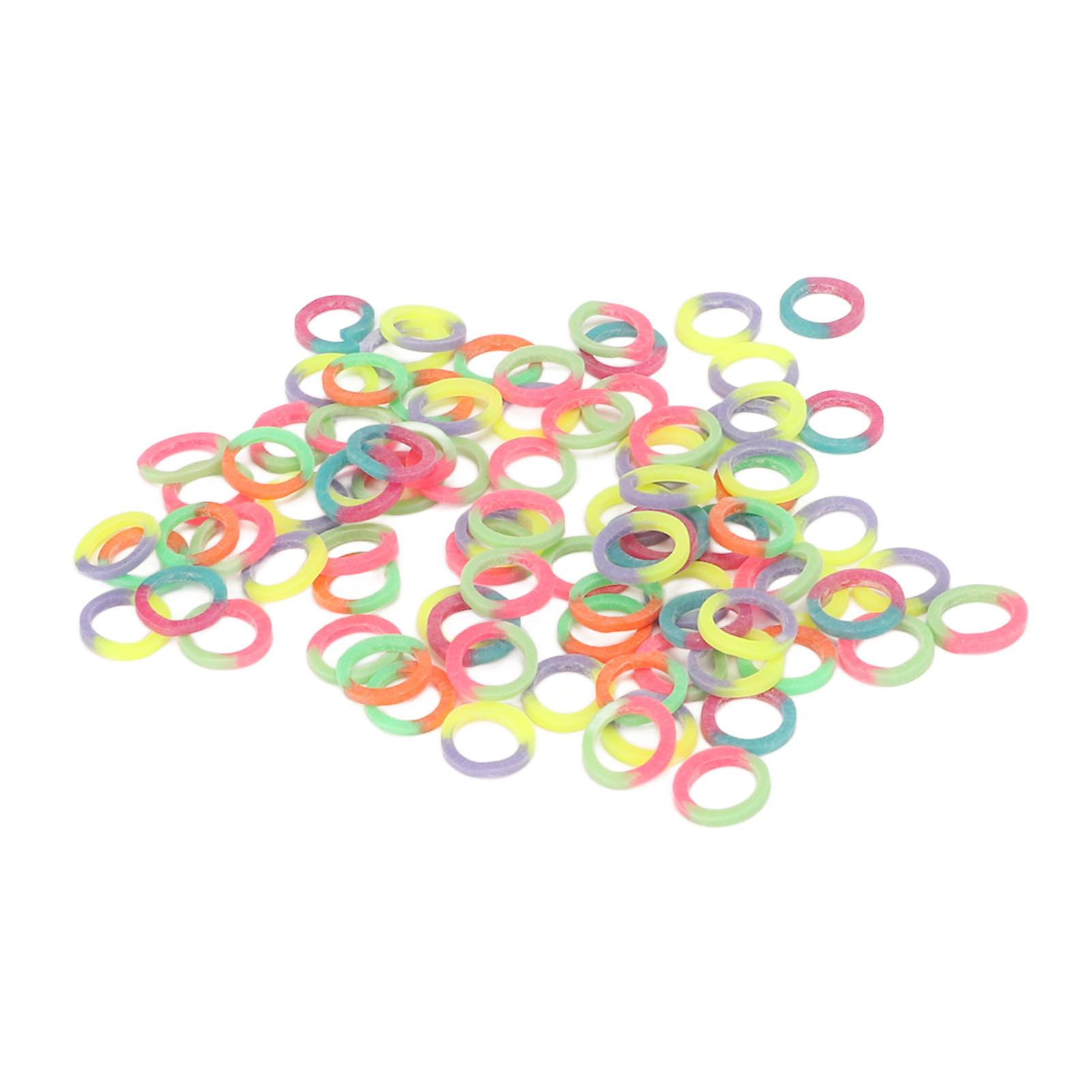 500pcs élastiques orthodontiques dents portables élastiques élastiques pour appareils orthodontiques beauté pour animaux de compagnie 6,35 mm couleur mixte 