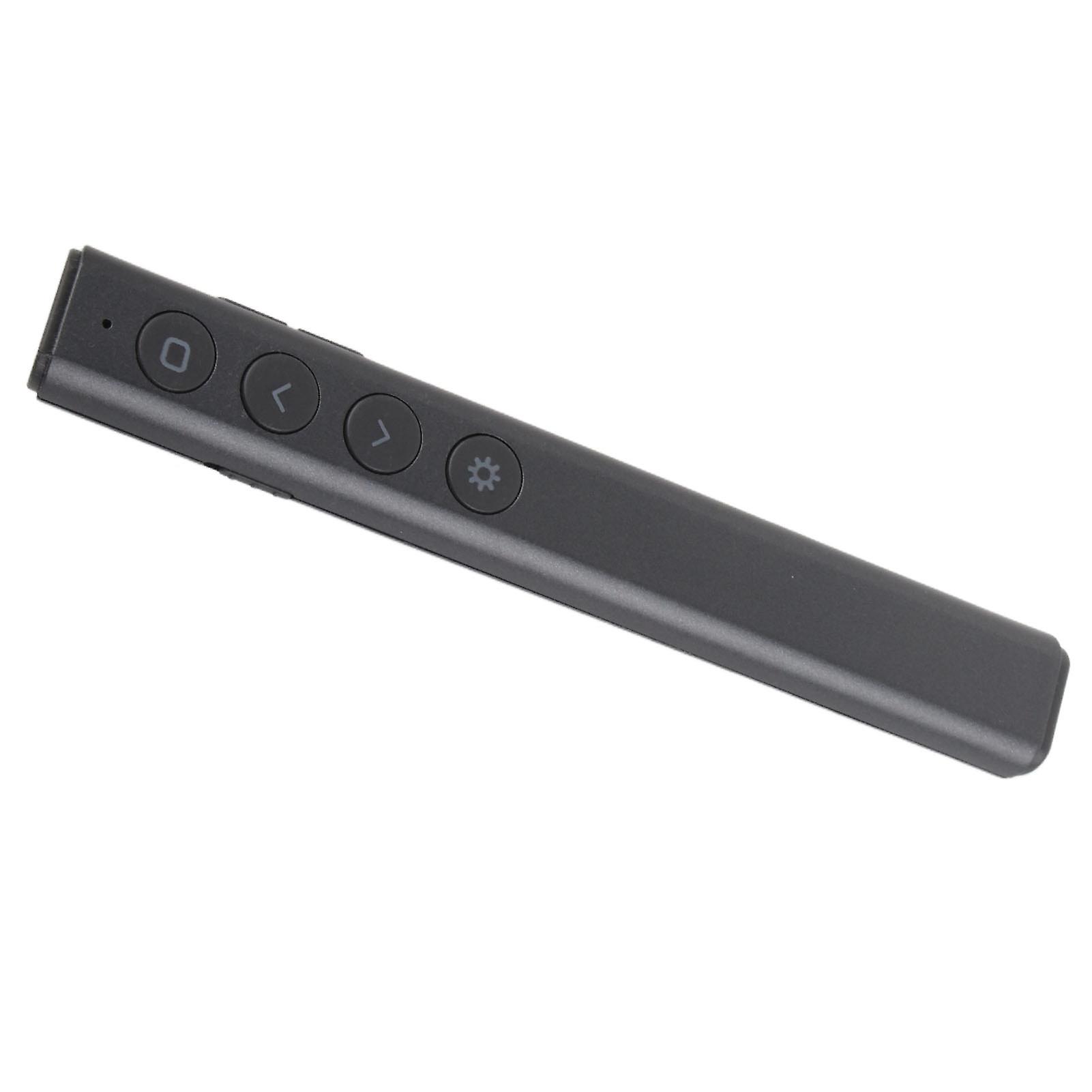 Presentation Clicker 98.4ft Control Range RF 2.4GHz Plug and Play Wireless Presenter Remote for Keynote for PPT Black 