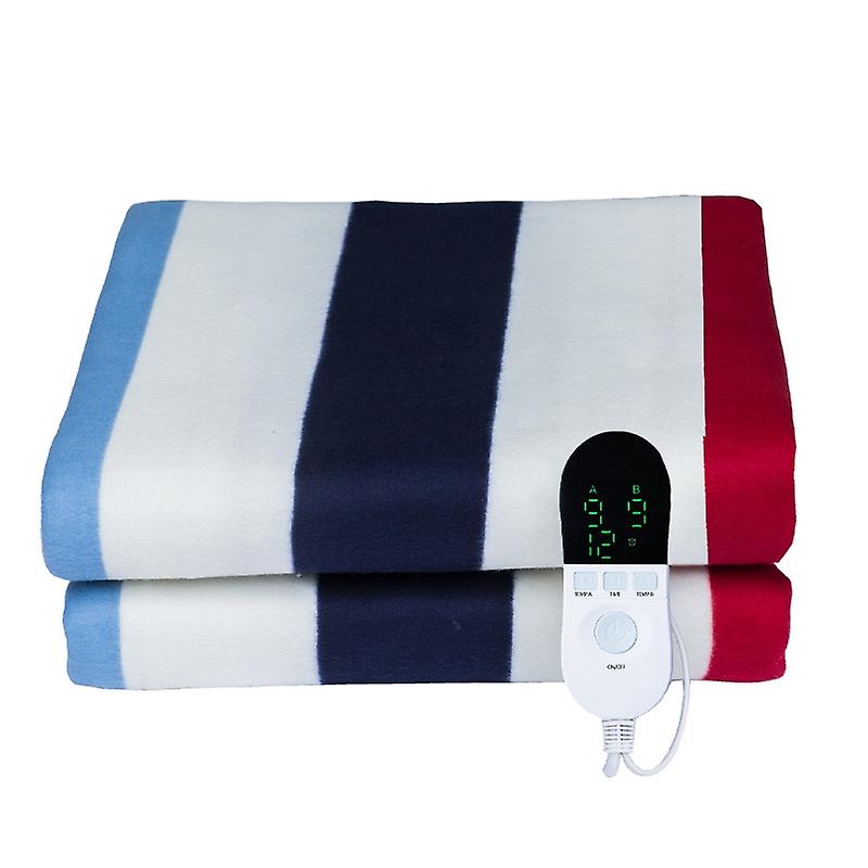 Electric blanket double control intelligent temperature control home intelligent timing blanket