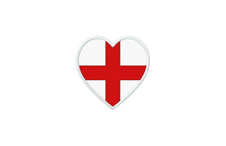 Patch badge ecusson prints thermocollant flag heart ENG angleterre