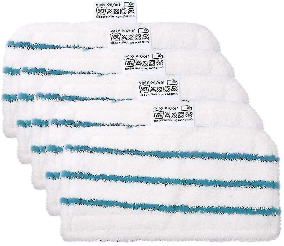 5 Washable Microfiber Pads For Black & Decker Steam Mops-eyzi