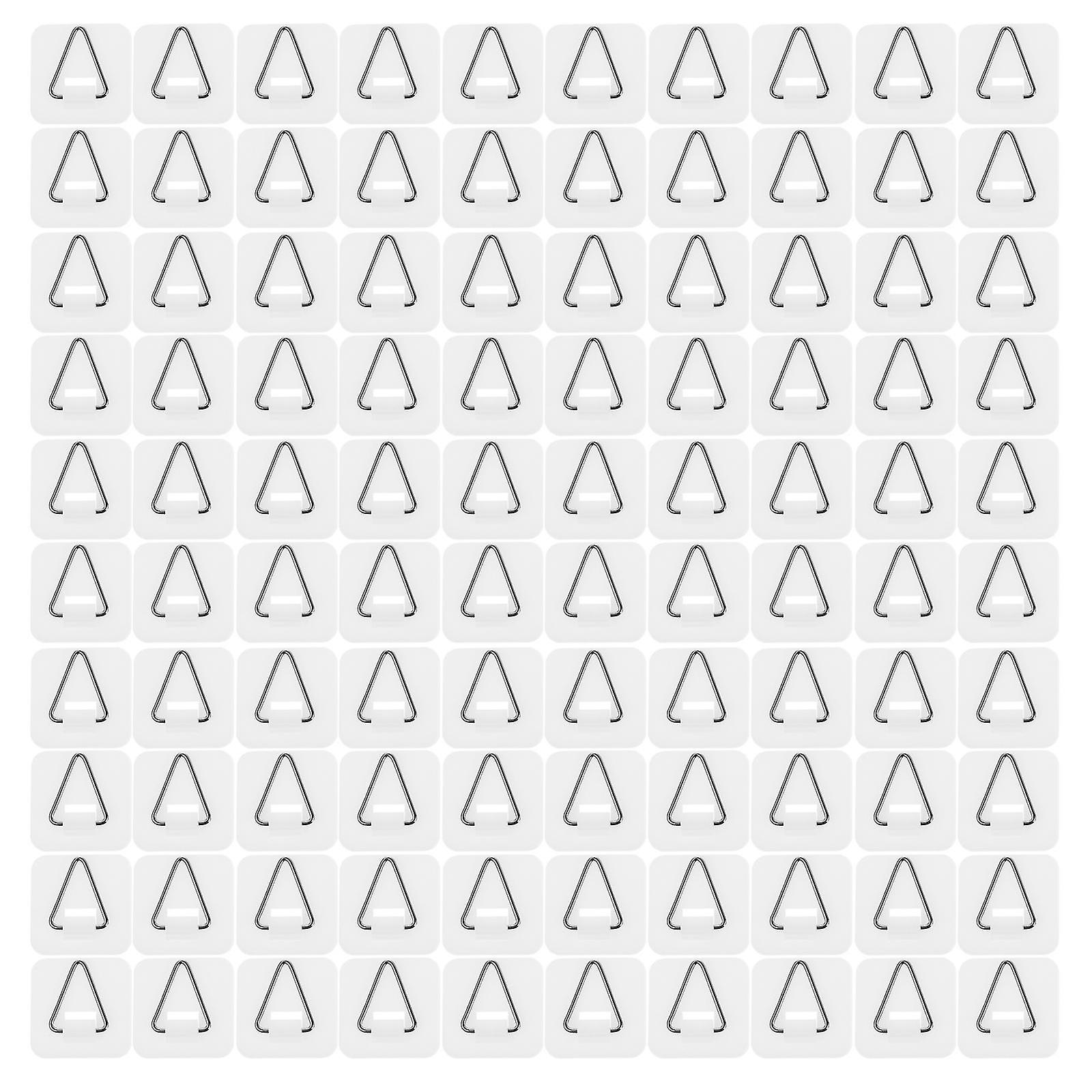 100pcs Vertical Plate Holders Invisible Plate Hanger Multi-use Plate Hanger