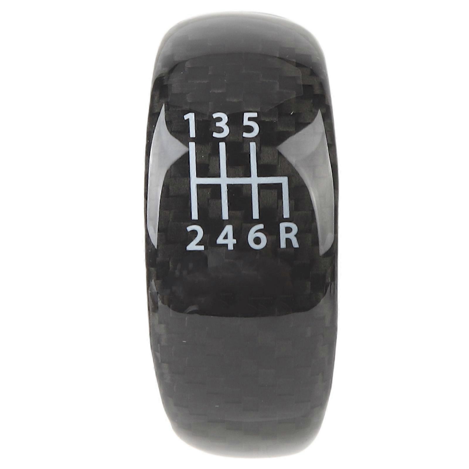 6 Speed Carbon Fiber Gear Shift Knob Cover, Stylish, Smoother and Sturdy, for 370Z Z34