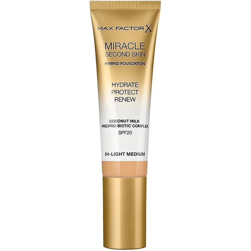 Max Factor Miracle Second Skin Foundation 04 Light Medium